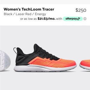 Like new APL Women's TechLoom Tracer in color: Black / Laser Red / Energy!